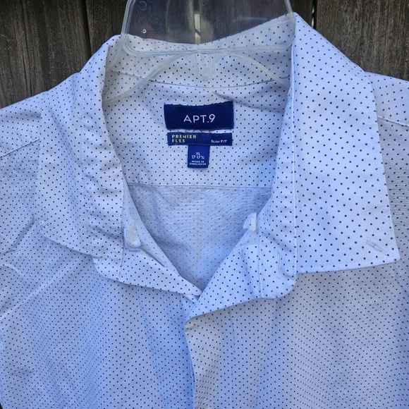 Apt. 9 Men's Sky Blue Casual Button Down Shirt Size Xl - Picture 13 of 16